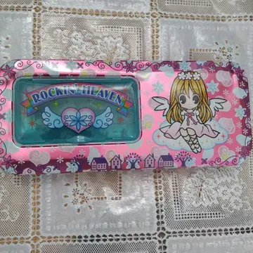 사카이 마유 로킹 헤븐 캔 펜 케이스 리본 부록 헤이세이 레트로