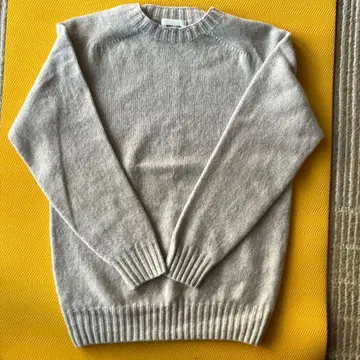 MORRIS & SONS 긴팔 울 스웨터 라이트 그레이