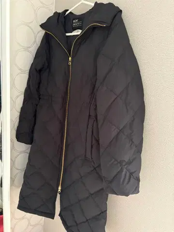 TAION x UNFILO A라인 코트 다운 블랙 S