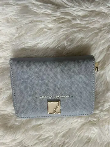 그레이 이단 접이식 지갑