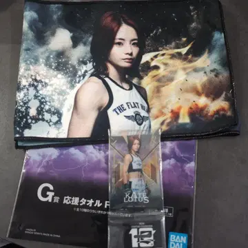 RIZIN 제일복권 케이트 로터스 아크릴 스탠드 타월