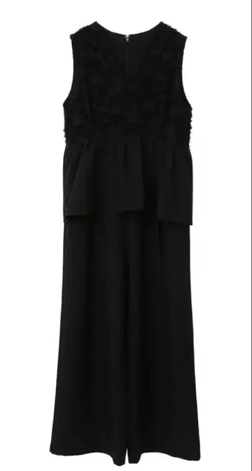 Railme 자카드 페플럼 살로펫 팬츠 셋업