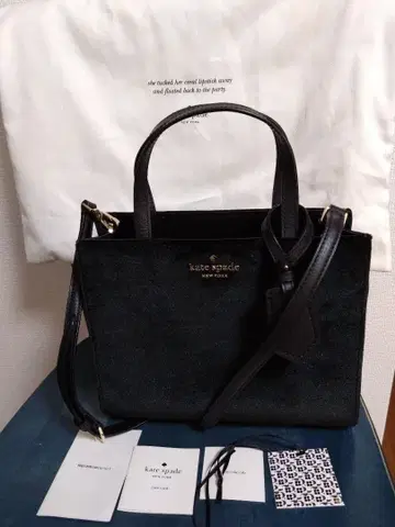 kate spade new york 블랙 숄더백 벨로아