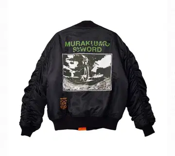 계속 한밤중이면 좋을 텐데 MURAKUMO 봄버 자켓  봄버 자켓