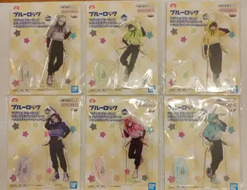 남코 한정판 블루 록 아크릴 스탠드 컴플리트 세트