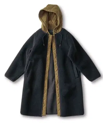 [ Sunny clouds ] 후드 보아 코트 M