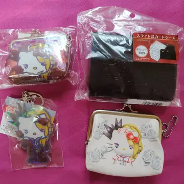 요시키티 묶음 판매 카드 케이스 가마구치 퍼스 키링