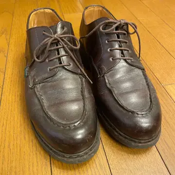 Paraboot 다크 브라운 리스 가죽 인기 샹보드 8 새상품급 미러 면