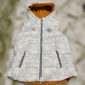 뉴발란스 여성용 골프웨어 다운 베스트 리버서블 사이즈 2