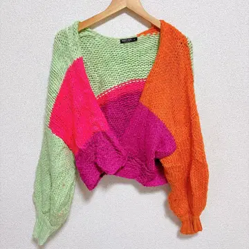 Nasty Gal 나스티갸루 컬러풀 니트 스웨터