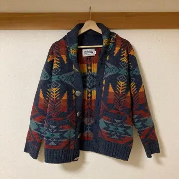 AntiBallistic 기하학 패턴 가디건 L