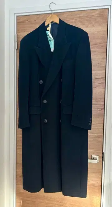 조르지오 아르마니 블랙 롱 코트