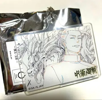 주술회전 회옥 옥절 원화 아크릴 키링 게토