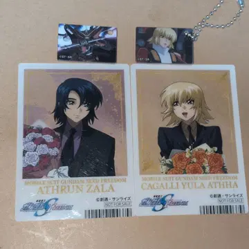 아스란 자라 카가리 유라 아 아크릴 키링 특전 클리어 카드