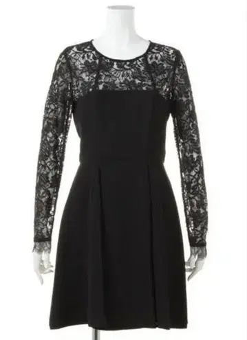 NINE 나인 레이스 절개 원피스