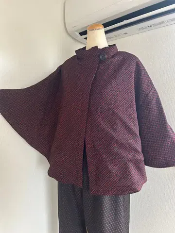 기모노 리메이크 총조임 망토