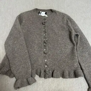 zara 프릴 가디건 니트