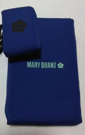 MARY QUANT 네이비 숄더백 세트
