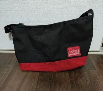 Manhattan Portage 메신저 백 블랙 레드 A4 수납