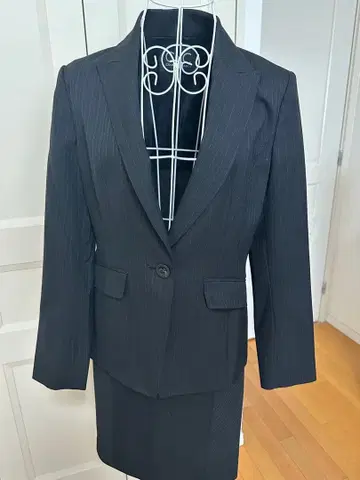 C DE C M 스트라이프 스커트 수트