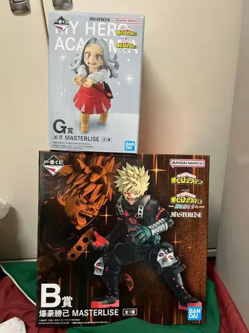 나의 히어로 아카데미아 피규어 B, G상 세트