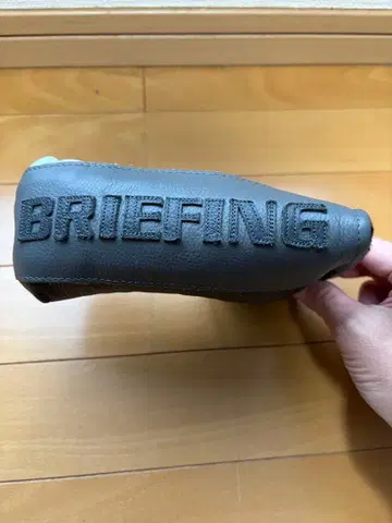 BRIEFING 가죽제 퍼터용 골프헤드커버