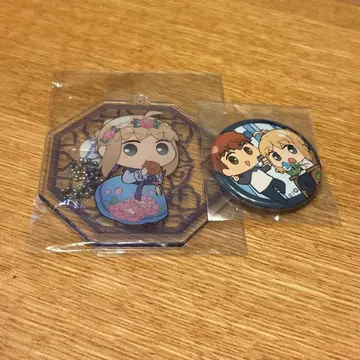 ufotable 한국 한정판 Fate 세이버 아크링 키링 캔뱃지
