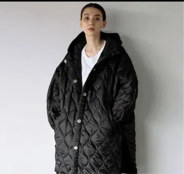 개럴개런트 블랙 퀼팅 롱 다운 자켓