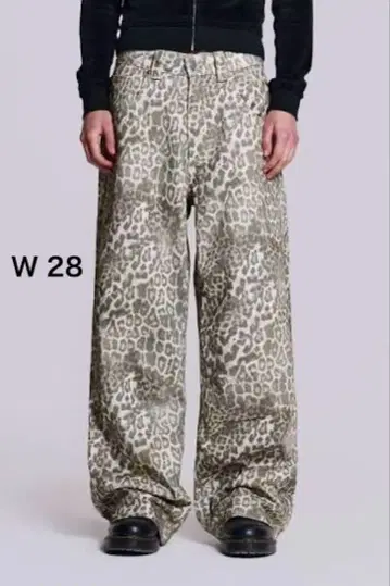 Jaded london 레오파드 데님