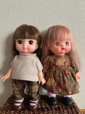 멜짱 소란짱 2체와 의류 세트