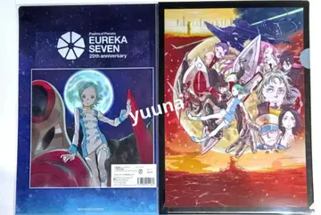 에우레카 세븐전 20주년 기념전 클리어 파일 에우레카 렌톤 키 비쥬