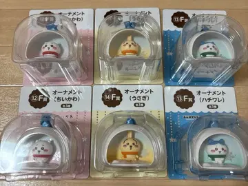 치이카와 (먼작귀) 에니마이 복권 F상 오너먼트 컴프 세트 하치와레 토끼