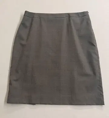 힐튼 그레이 브라운 타이트 스커트 무릎 기장 슬릿 포함 13호