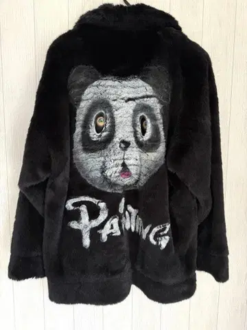 doublet FW23 HAND-PAINTED FUR JACKET
