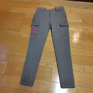 그레이 다이아몬드 퀼팅 팬츠 사이즈 1