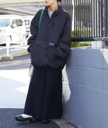 FREAK'S OUTDOORS 안감 플리스 아노락 후드티