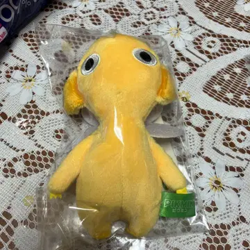 피크민 봉제 인형 마스코트 잎 옐로우 컬러