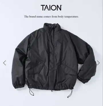 TAION 블랙 다운 자켓