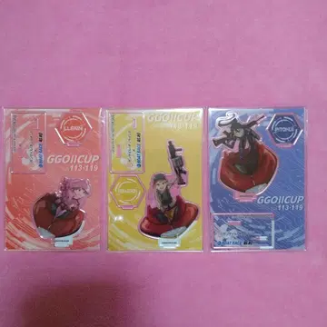 건게일 온라인II x 보트레이스 와카마츠 아크릴 스탠드 (3종 세트)