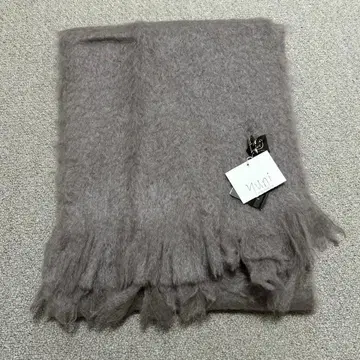 새상품 yuni 울 머플러 그레이지