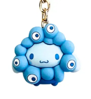 산리오 미야쿠미야쿠 최애 컬러 입체마스코트 키링 시나몬