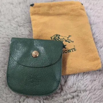 IL BISONTE 그린 접이식 지갑