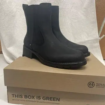 Clarks 블랙 사이드 고어 부츠