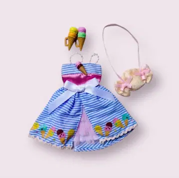 리카짱 아웃핏 네오 브라이스 아이스크림 캔디 백 포함