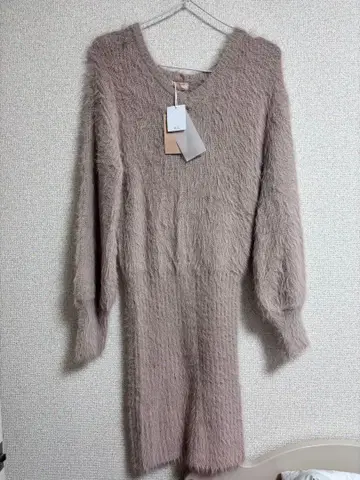 [택 포함 미사용 새상품] RESEXXY 니트 원피스 F 사이즈