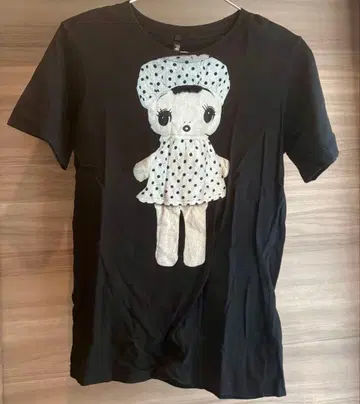 아차츄무 무챠챠 블랙 T셔츠 하나짱 반팔