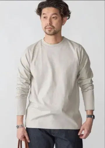 항균 방취 NANO-FINE(R) 하이 게이지 크루넥 T셔츠 M