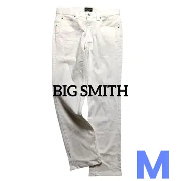 빅 스미스 스트레이트 청바지 스트레치 화이트 남성용 여성용 신축성