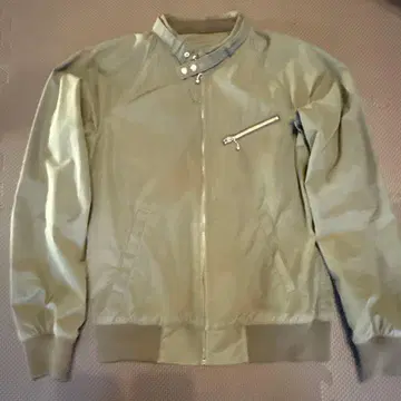 BEAMS 라이더 자켓 올리브