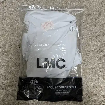 LMC 화이트 T셔츠 2팩 S 사이즈